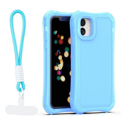 Капак SafePop с ремък за iPhone 11, син