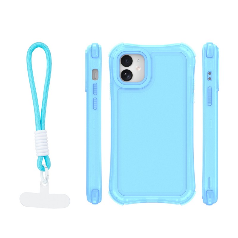 Капак SafePop с ремък за iPhone 11, син