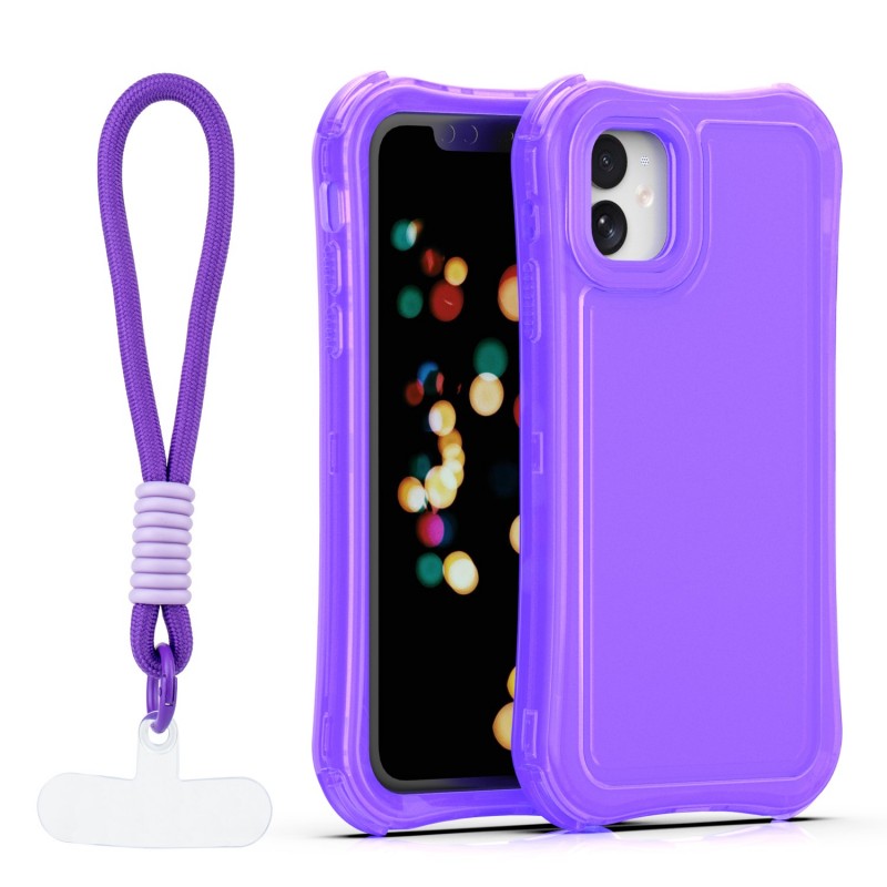 Капак SafePop с ремък за iPhone 11, лилав