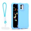 Капак SafePop с ремък за iPhone 12 / 12 Pro 6.1" син