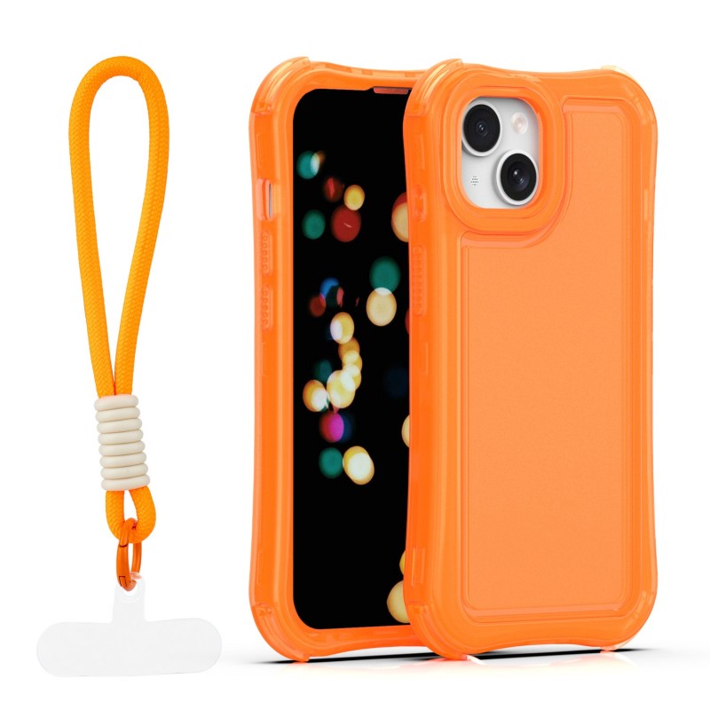 Капак SafePop с ремък за iPhone 13 6.1" оранжев