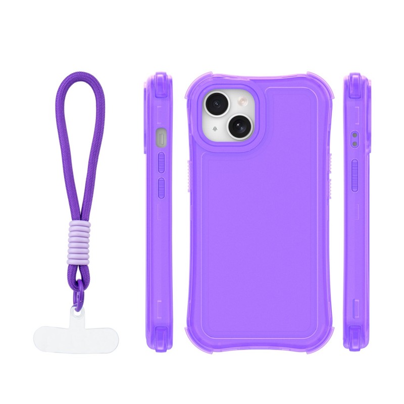 Капак SafePop с ремък за iPhone 13 6.1" лилав
