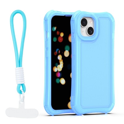Капак SafePop с ремък за iPhone 14 6.1" син