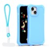 Капак SafePop с ремък за iPhone 15 6.1" син