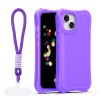 Капак SafePop с ремък за iPhone 15 6.1" лилав