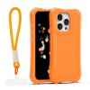Капак SafePop с ремък за iPhone 15 Pro 6.1" оранжев