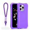 Капак SafePop с ремък за iPhone 15 Pro 6.1" лилав