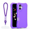 Капак SafePop с ремък за iPhone 16 6.1" лилав