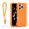 Капак SafePop с ремък за iPhone 16 Pro Max 6.9" оранжев