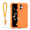 Капак SafePop с ремък за iPhone 17 6.3" оранжев