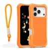 Капак SafePop с ремък за iPhone 17 Pro Max 6.9" оранжев