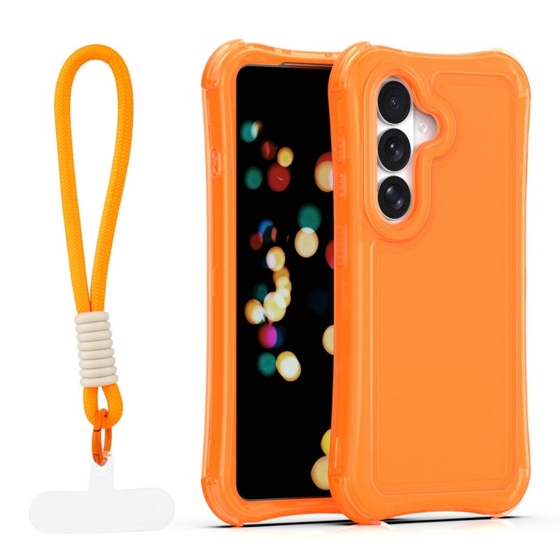 Калъф SafePop с ремък за Samsung Galaxy S26 Plus, оранжев
