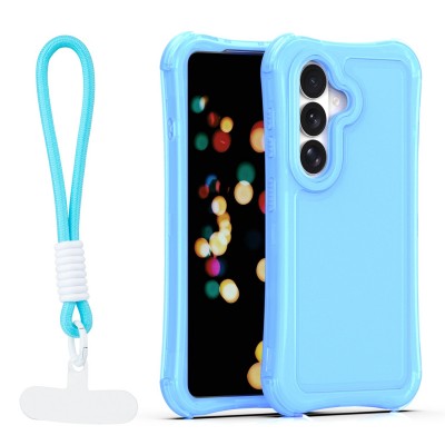 Калъф SafePop с ремък за Samsung Galaxy S26 Plus син