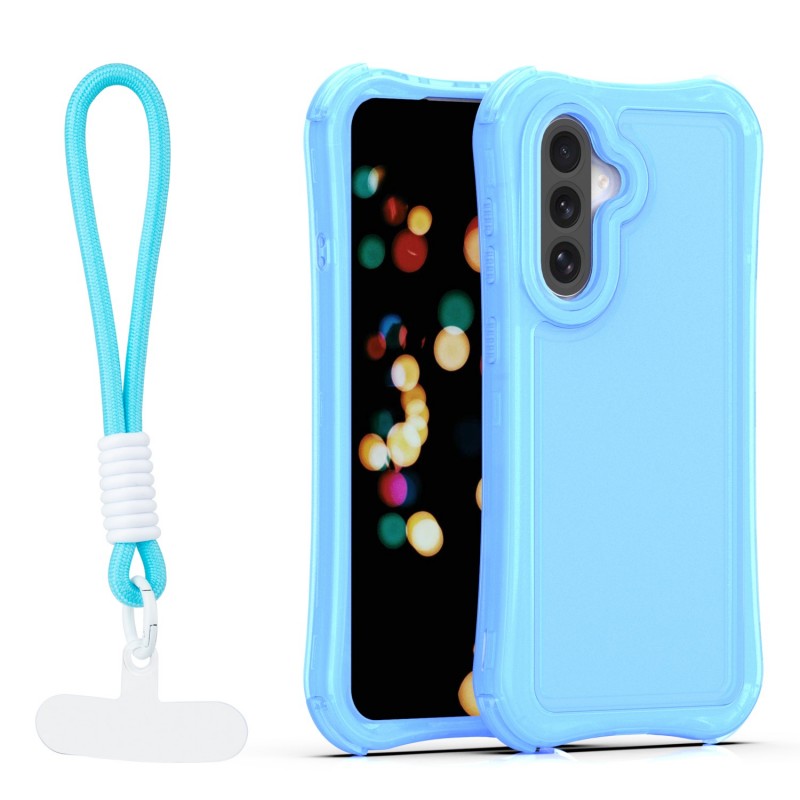 Капак SafePop с ремък за Samsung Galaxy A57 5G син