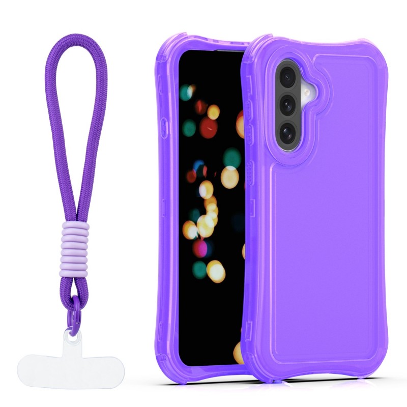 Капак SafePop с ремък за Samsung Galaxy A57 5G, лилав