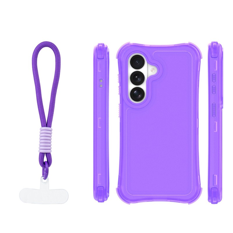 Капак SafePop с ремък за Samsung Galaxy S24 / S25 лилав