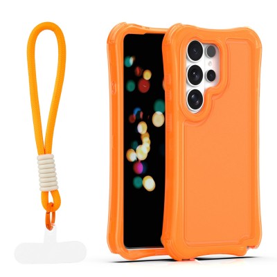 Капак SafePop с ремък за Samsung Galaxy S26 Ultra оранжев