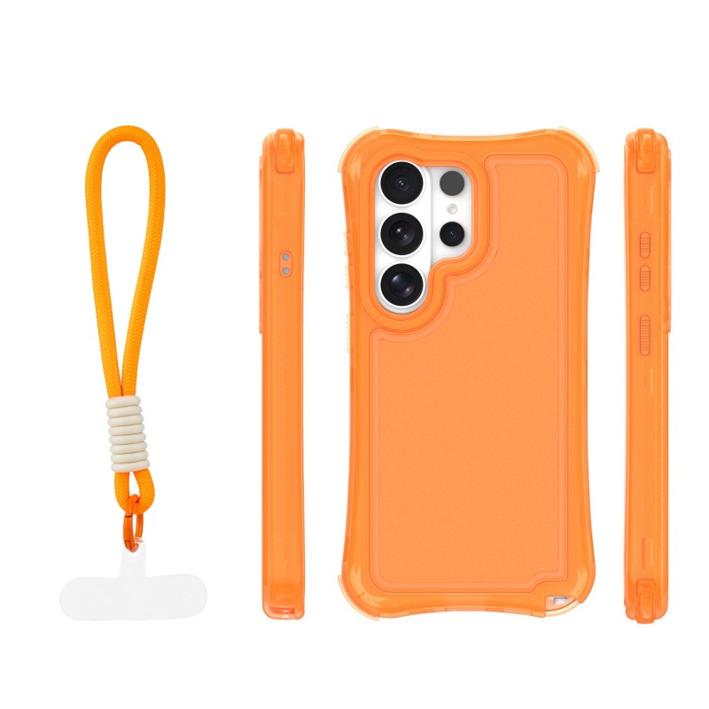 Капак SafePop с ремък за Samsung Galaxy S26 Ultra оранжев