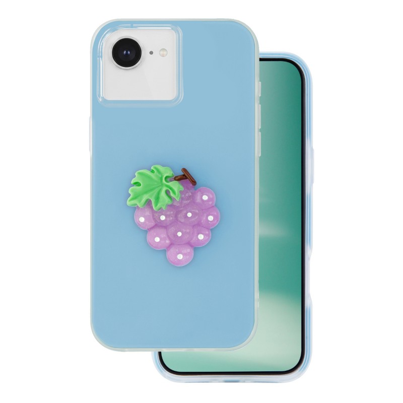 Калъф Fruit 2в1 за iPhone 16e / 17e син