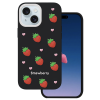 Калъф Strawberry за iPhone 13 / 14 / 15 6.1" черен