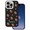 Калъф Strawberry за iPhone 14 Pro / 15 Pro 6.1" черен