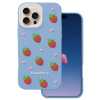 Калъф Strawberry за iPhone 16 Pro 6.3" син