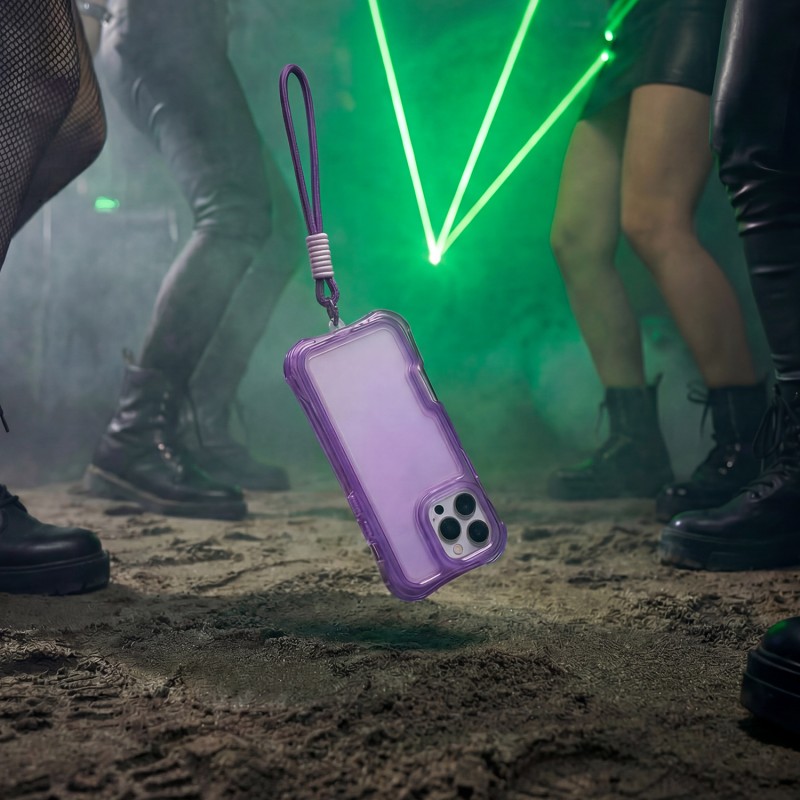 Капак SafePop с ремък за Samsung Galaxy S26 Ultra лилав