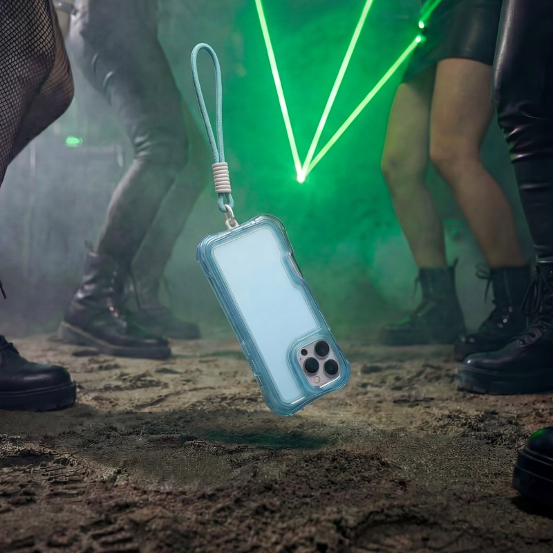 Калъф SafePop с ремък за Samsung Galaxy S26 Plus син