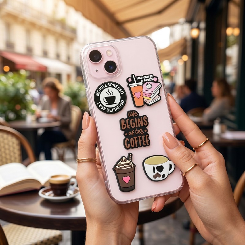 Sticker 3D Coffee комплект 5 бр.