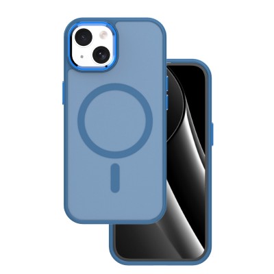 Калъф Frozen Mag за iPhone 15 6.1" тъмно син
