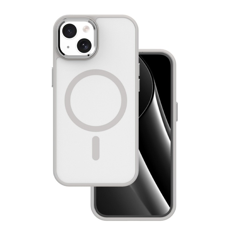 Калъф Frozen Mag за iPhone 15 6.1" сив