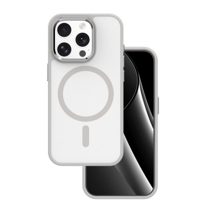 Калъф Frozen Mag за iPhone 15 Pro 6.1" сив