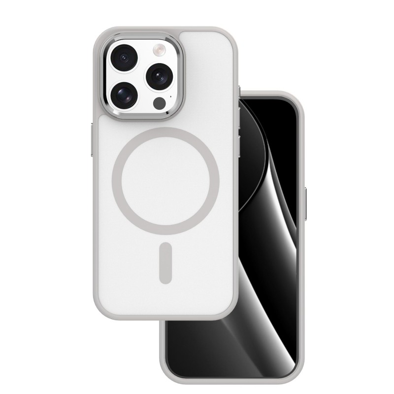 Калъф Frozen Mag за iPhone 15 Pro 6.1" сив