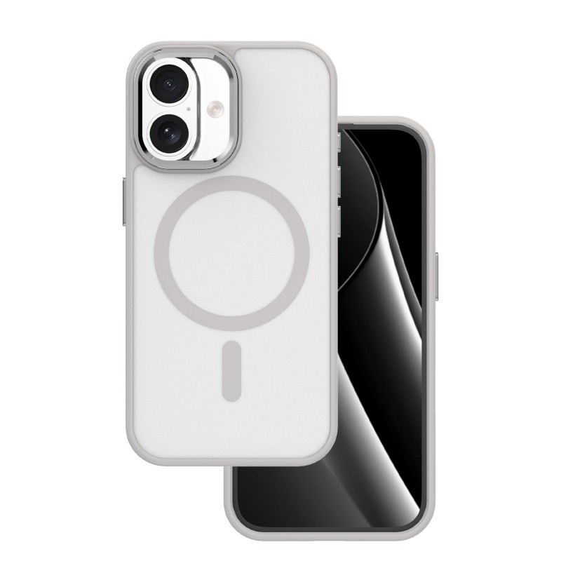Калъф Frozen Mag за iPhone 16 6.1" сив