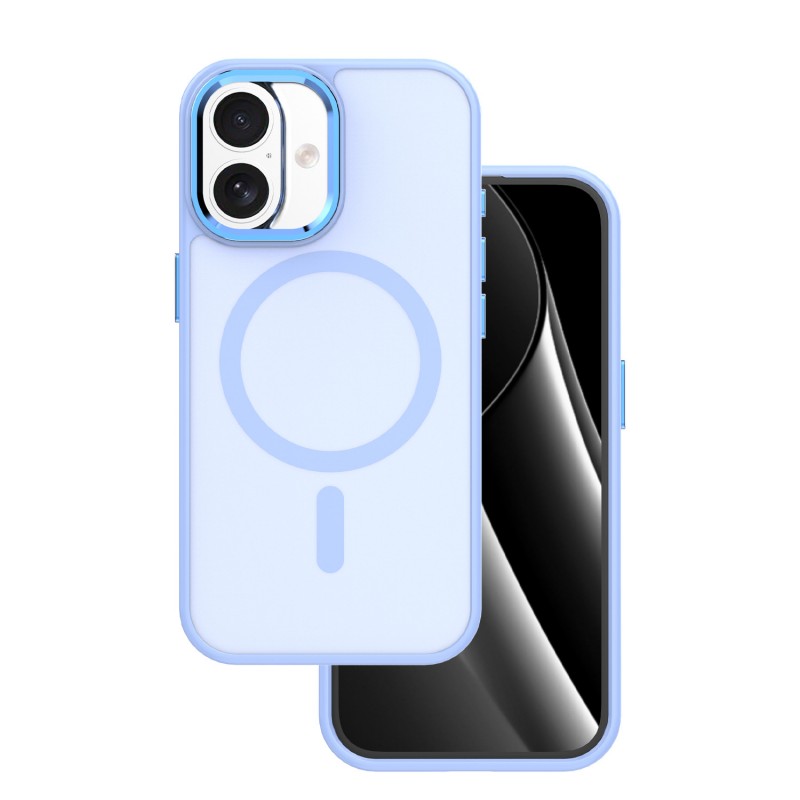 Калъф Frozen Mag за iPhone 16 6.1" светло син