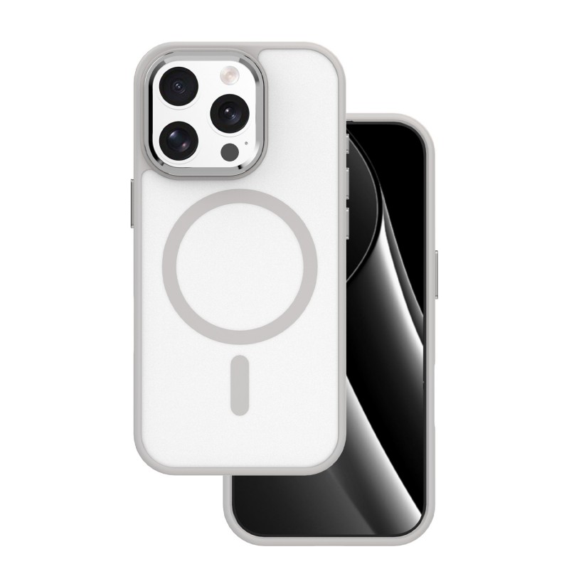 Калъф Frozen Mag за iPhone 16 Pro Max 6.9" сив