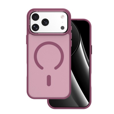 Капак Frozen Mag за iPhone 17 Pro / 18 Pro 6.3" червен отворен пръстен
