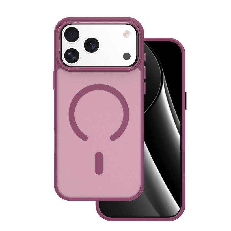 Капак Frozen Mag за iPhone 17 Pro / 18 Pro 6.3" червен отворен пръстен
