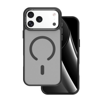 Капак Frozen Mag за iPhone 17 Pro Max / 18 Pro Max 6.9" черен отворен пръстен