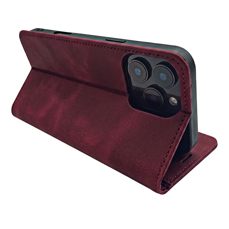 Калъф Smart Suede за Google Pixel 11 / 11 Pro бордо