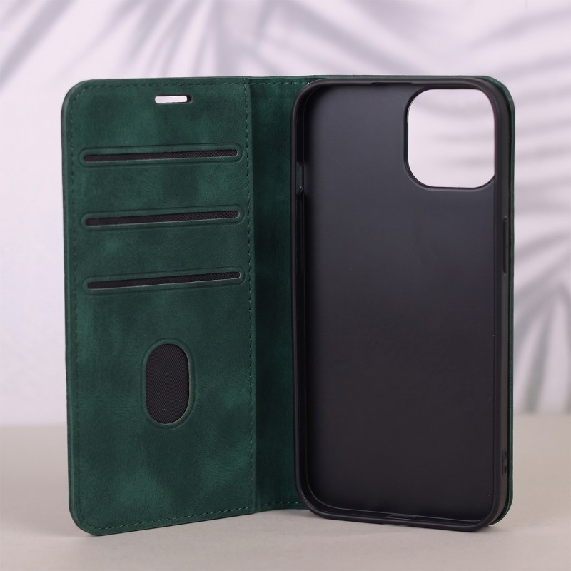 Калъф Smart Suede за Google Pixel 11 Pro XL зелен