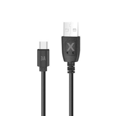 Maxlife USB - USB-C кабел 0.5 m 3A черен