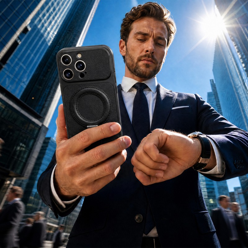 Гръб Luxgrip Mag за iPhone 17 Pro 6,3'' черен
