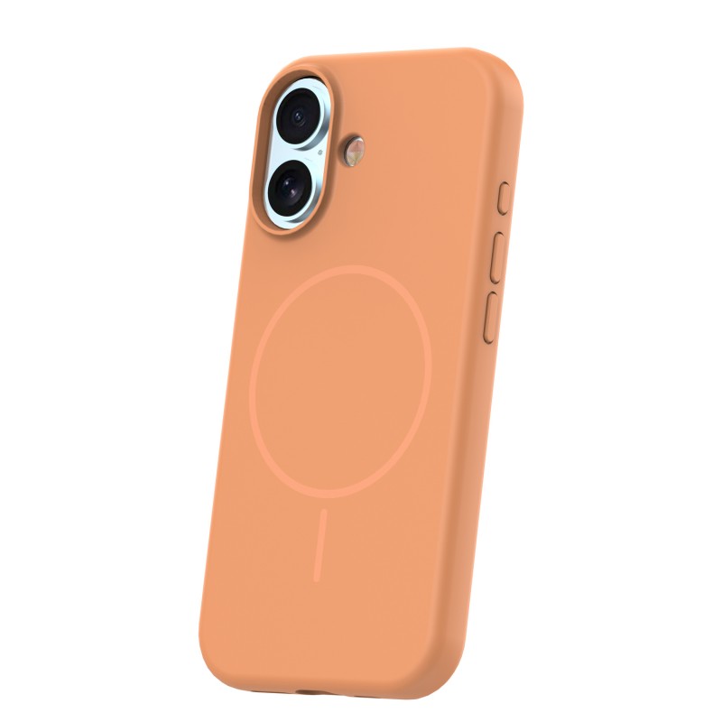 Силиконов кейс Thin Mag за iPhone 17 / 18 6.3" карамел