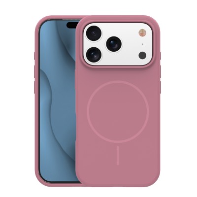 Силиконов кавър Thin Mag за iPhone 17 Pro / 18 Pro 6.3" rose