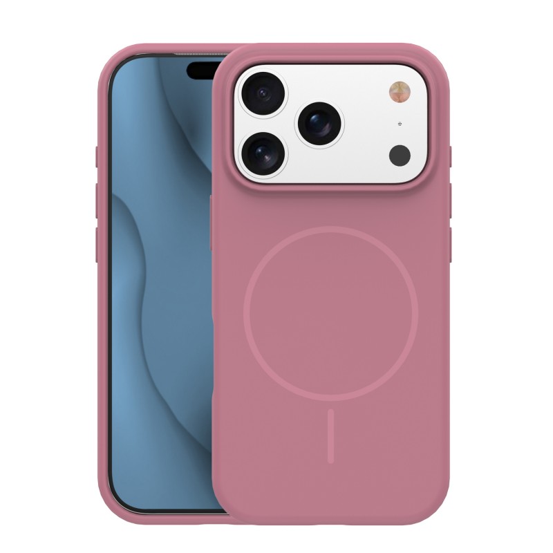 Силиконов кейс Thin Mag за iPhone 15 6.1" rose