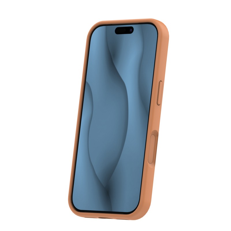 Силиконов кавър Thin Mag за iPhone 17 Pro / 18 Pro 6.3" карамел