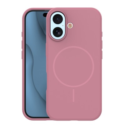 Силиконов кейс Thin Mag за iPhone 17 / 18 6.3" rose