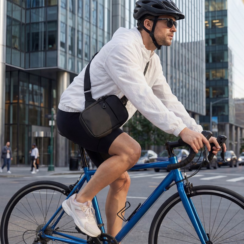 Чанта за рамо Urbanflex черна