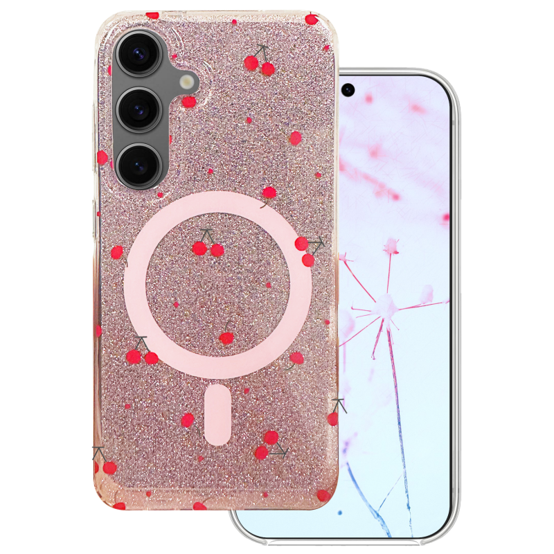 Калъф Cherry Mag за Samsung Galaxy S24 / S25